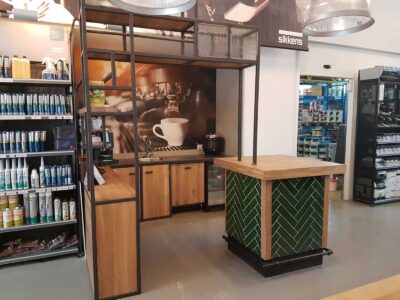 Nieuwe koffiehoek